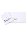 Kit 3 Paninhos de Boca Bordados Trator Papizinha