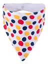 Kit 2 Babadores Bandana Bolinhas Pimpolho