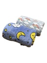 [0021829U] Cobertor Fleece Estampado Bebê Unissex Mafessoni 002182 (Nuvem)
