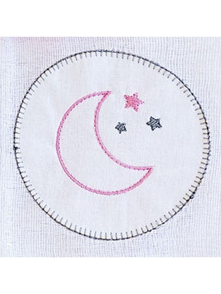 Kit 4 Fraldas de Ombro e Boca Nuvem Rosa Balu Baby