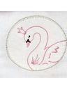 Kit 4 Fraldas de Ombro e Boca Cisne Rosa Balu Baby
