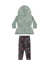 [232110] Conjunto Infantil Feminino Elian 232110 (Verde Claro, 3)