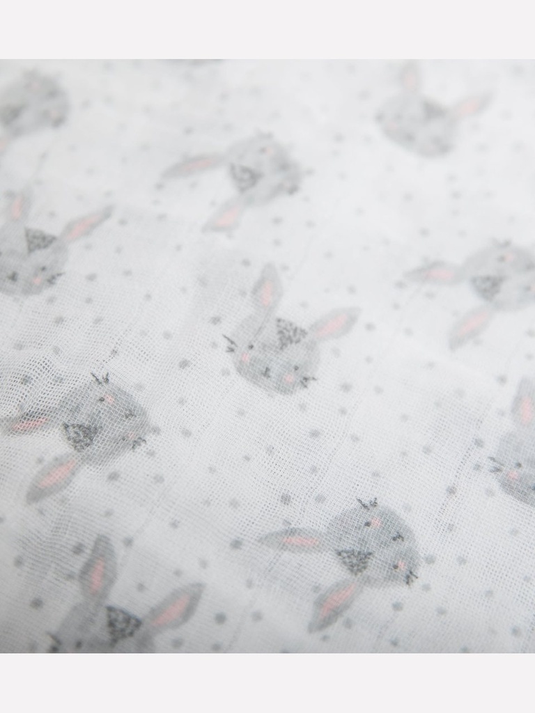 Cueiro swaddle coelhinho 2