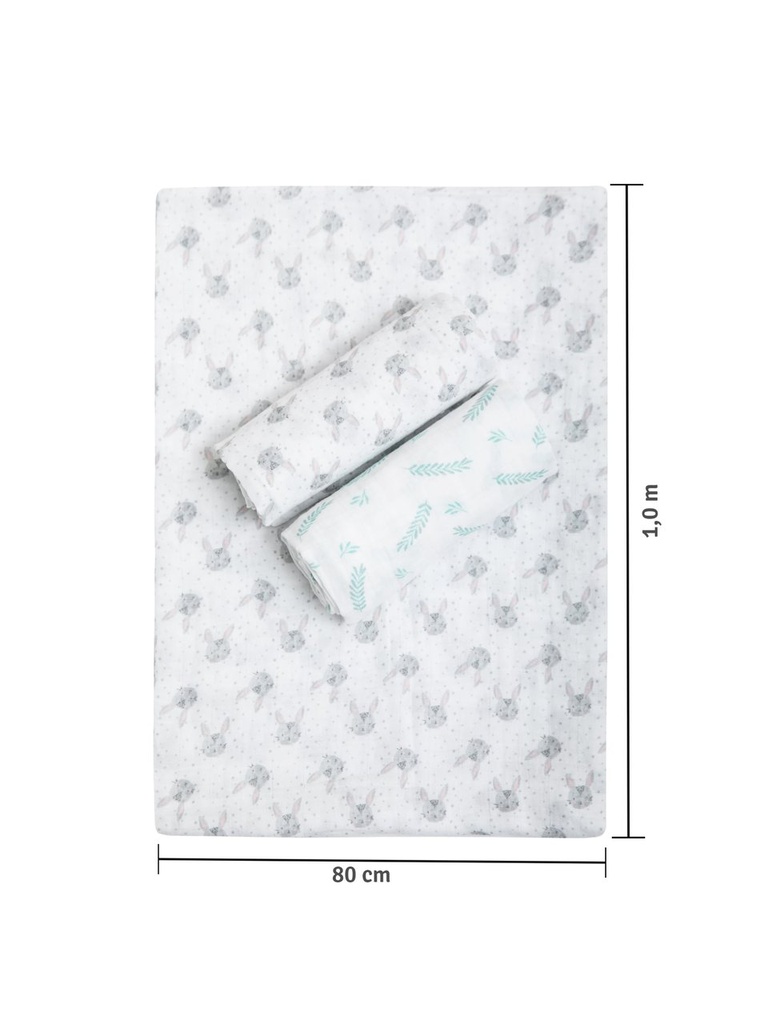 Cueiro swaddle coelhinho 3