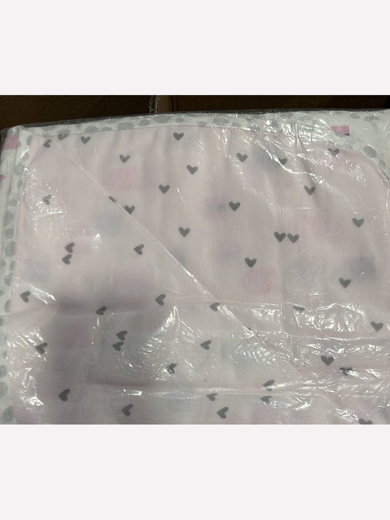 Manta Composê Casinha, lado rosa