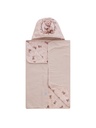 Toalha C/capuz Localizado Fabula Lisa C/forro Fralda Est 67x90cm PCT 1un Baby Joy 760996 Baby Joy