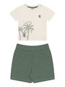 Conjunto Camiseta Coqueiro e Bermuda para Menino