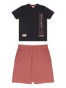 Conjunto Camiseta Explorer e Bermuda para Menino