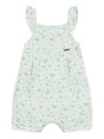 Macacão Curto Floral com Babado para Bebê