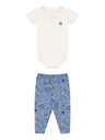 Conjunto Body e Calça Estampada para Bebê