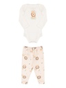 Conjunto Body Manga Longa e Calça Leãozinho para Bebê
