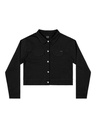 Casaco Cropped com Botões para Menina