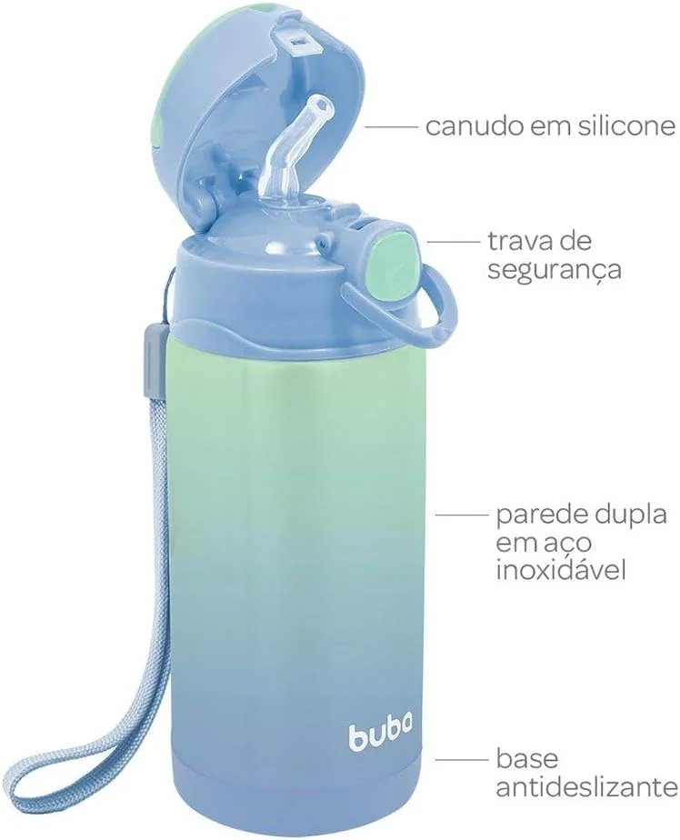 Copo Termico Masc Parede Dupla Degrade 15933 Buba 2