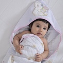 Toalhao C Capuz Baby Joy Coelha 76077553 Baby Joy Bege 2