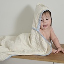 Toalha Soft C/capuz de Canto Bordado Baby Joy Essencia Lisa C/vira e Renda 80cmx80cm PCT c/01un //urso Azul 76130666 Baby Joy Azul 2