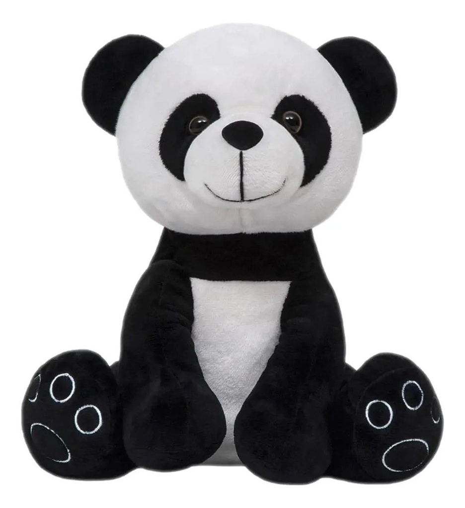 Pelúcia Pandinha para Bebê Buba Preto 4771 (2)