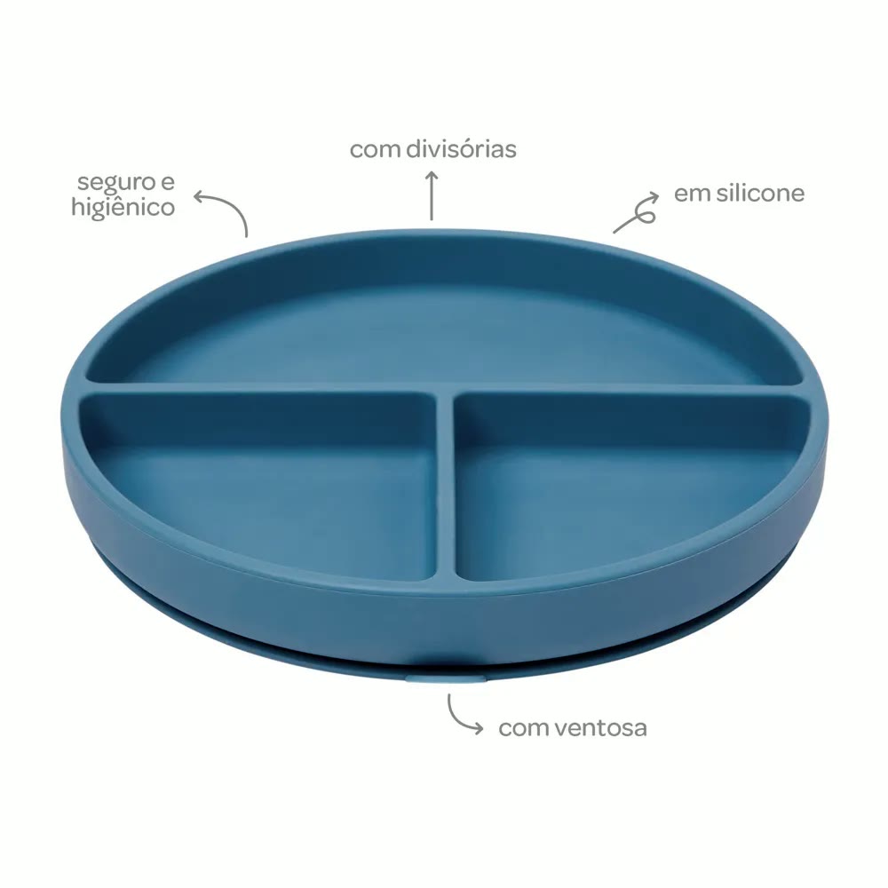 Pratinho em Silicone com Ventosa Buba 2