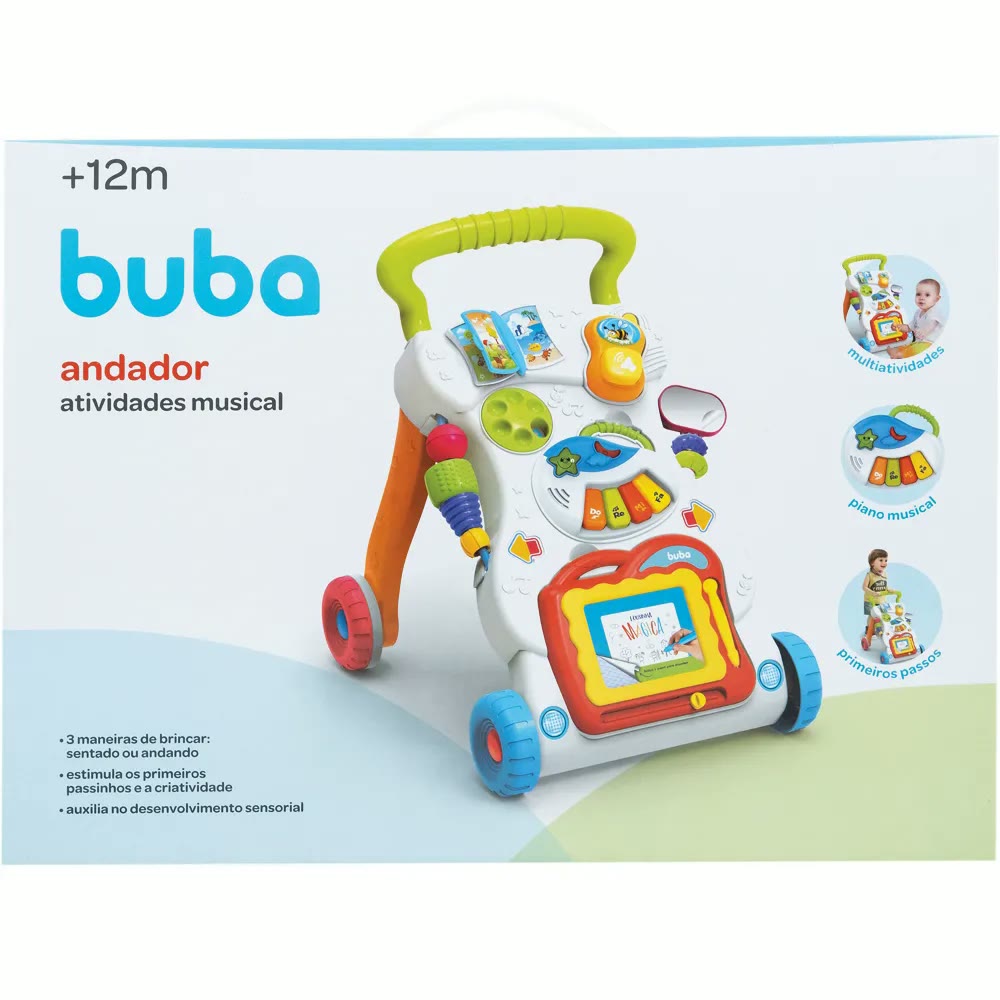 Andador Atividades Musical Buba 3