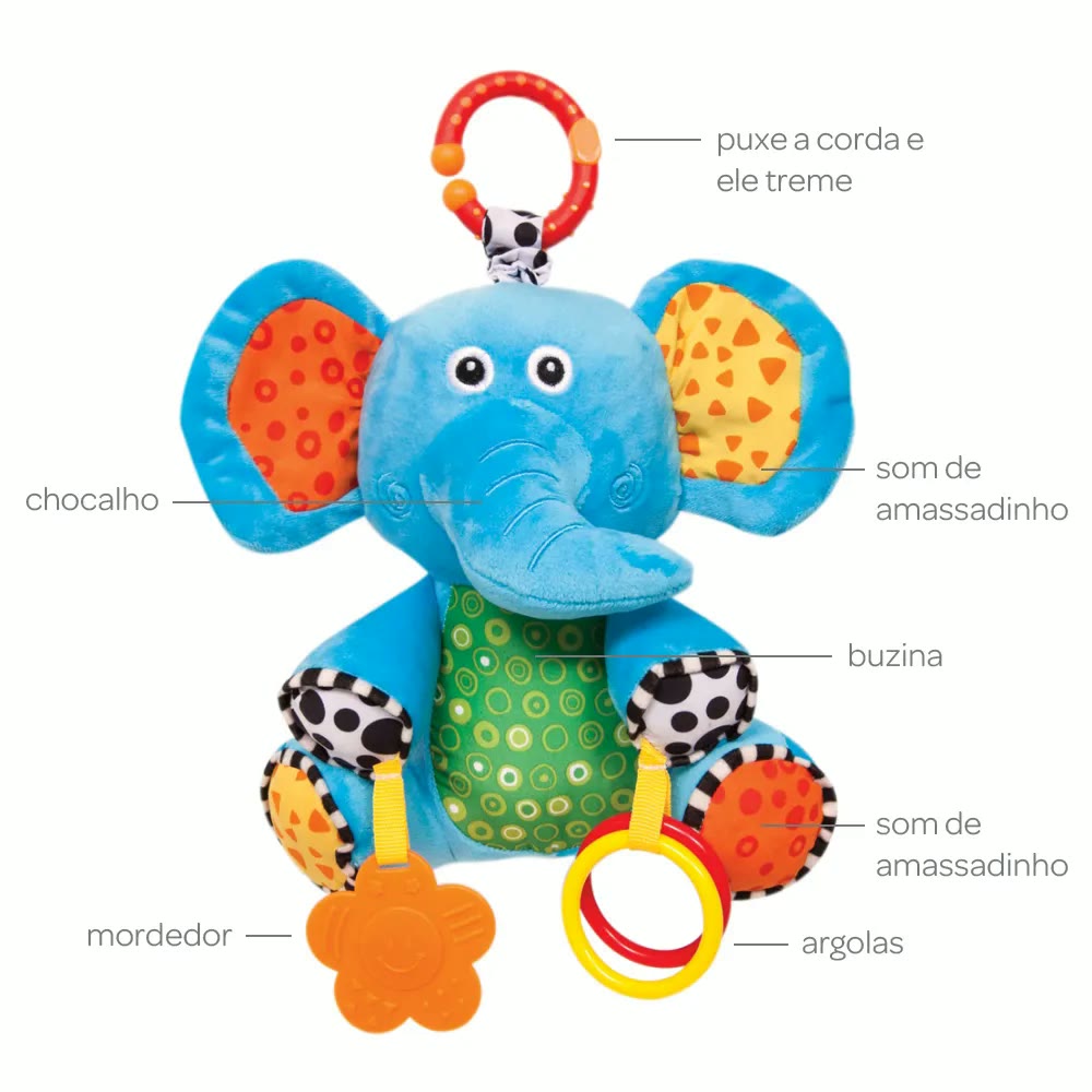 Mobile Elefantinho Treme Treme 5910 Buba 1