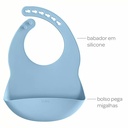 Kit Refeicao em Silicone Azul Buba 1