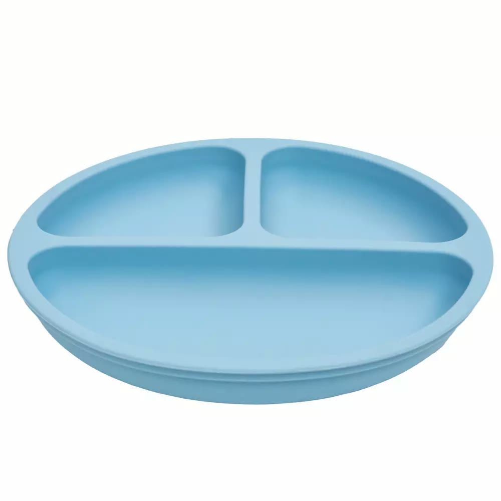 Kit Refeicao em Silicone Azul Buba 3