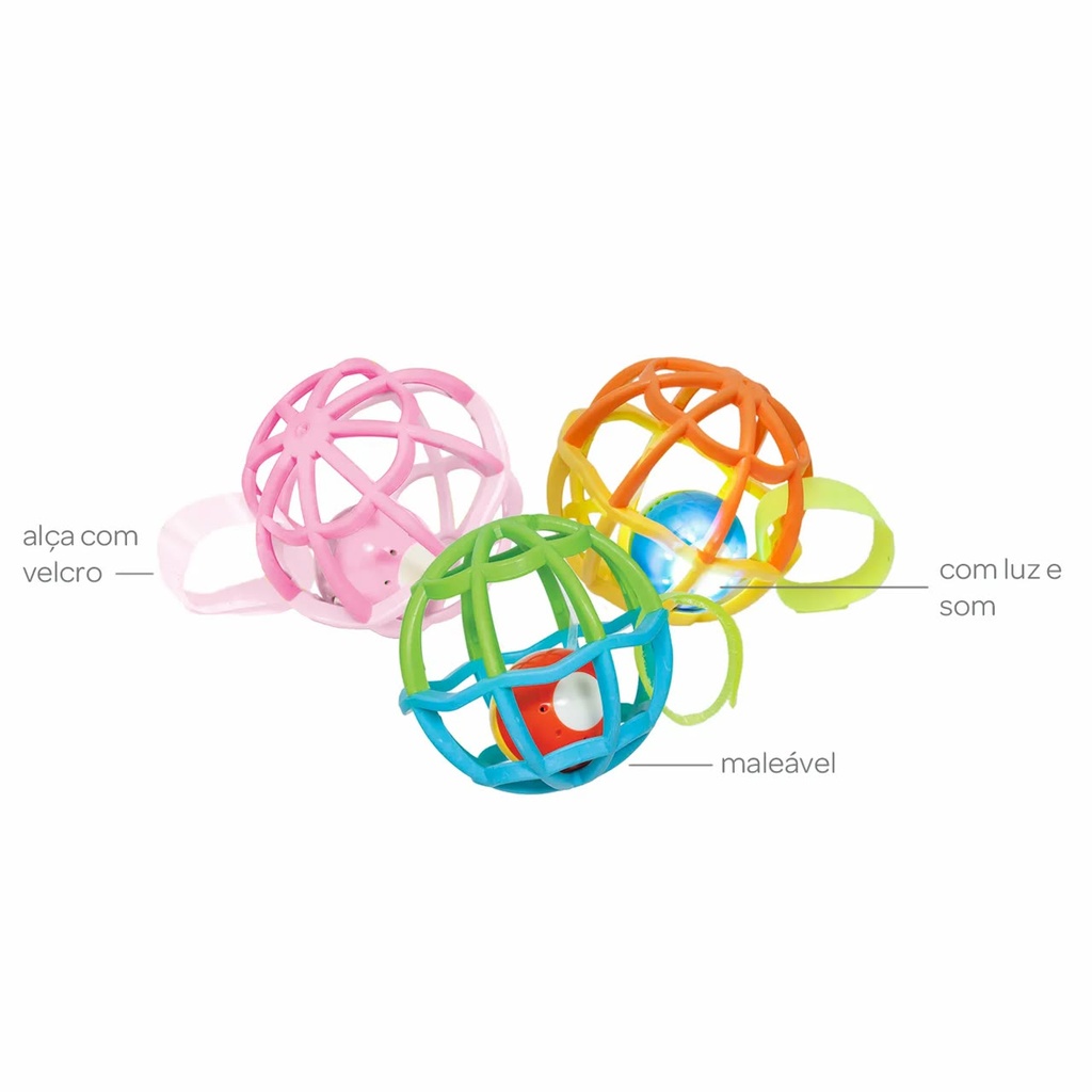 Buba Brinquedo Baby Ball Luz e Som - Sortido 5848 Buba 1