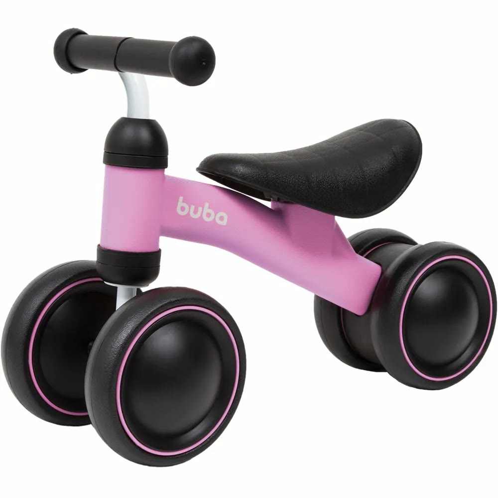 Bicicleta de Equilibrio 4 Rodas Rosa Buba 2