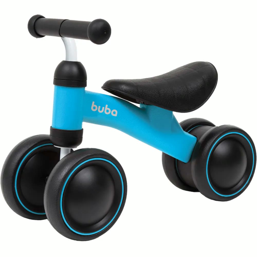 Bicicleta de Equilibrio 4 Rodas Azul Buba 2