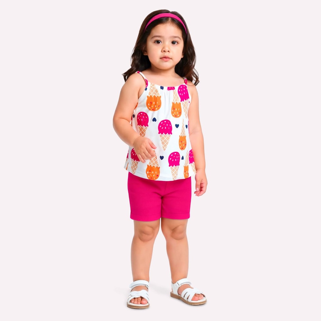 Conjunto Infantil Feminino Kyly 1001774 Rosa 3