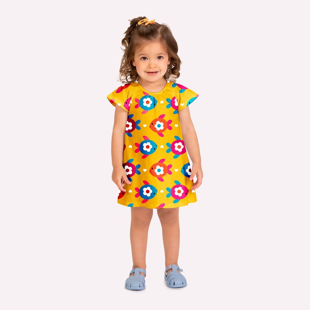 Vestido Mini Feminino Kyly 1001779 Rosa 1