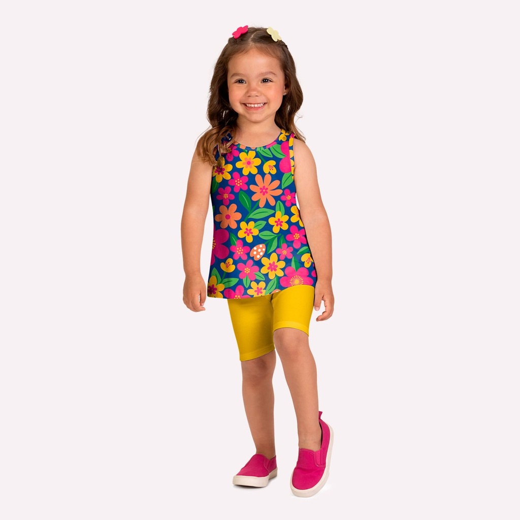 Conjunto Infantil Feminino Kyly 1001813 Off White 3