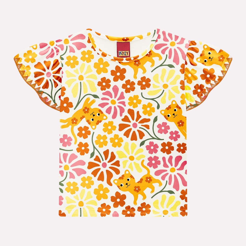 Conjunto Infantil Feminino Kyly 1001815 Off White 2