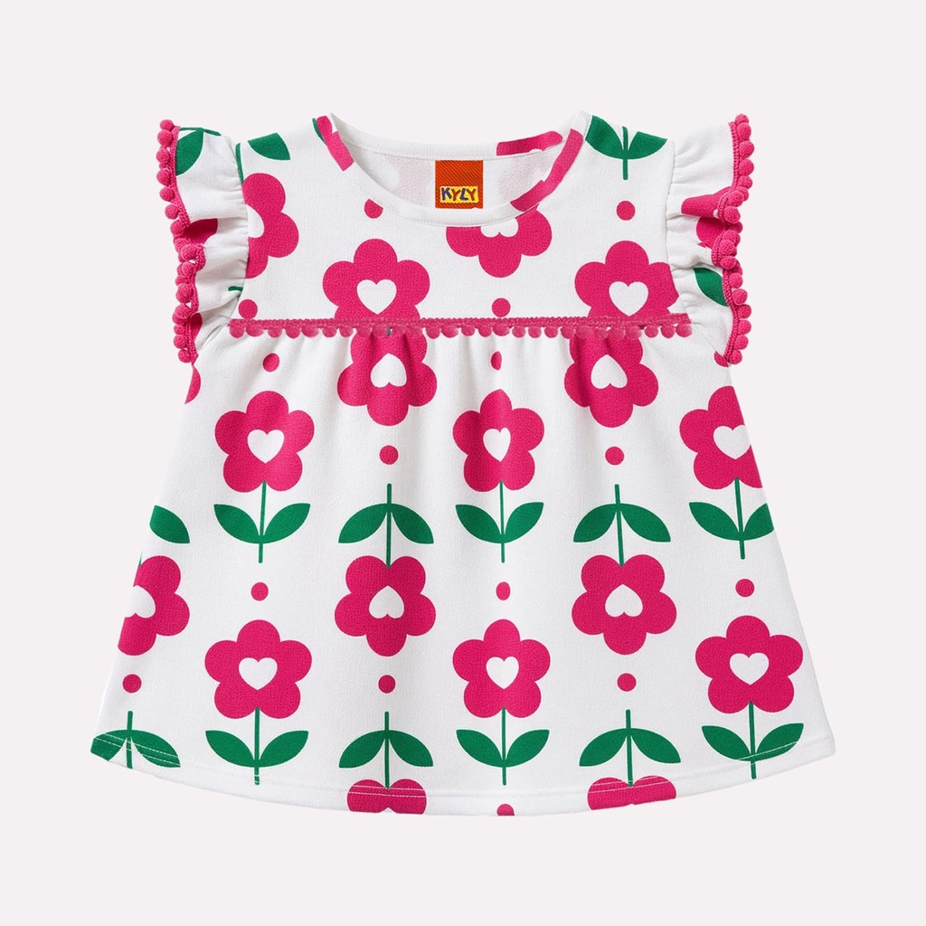 Conjunto Infantil Feminino Kyly 1001823 Branco 1