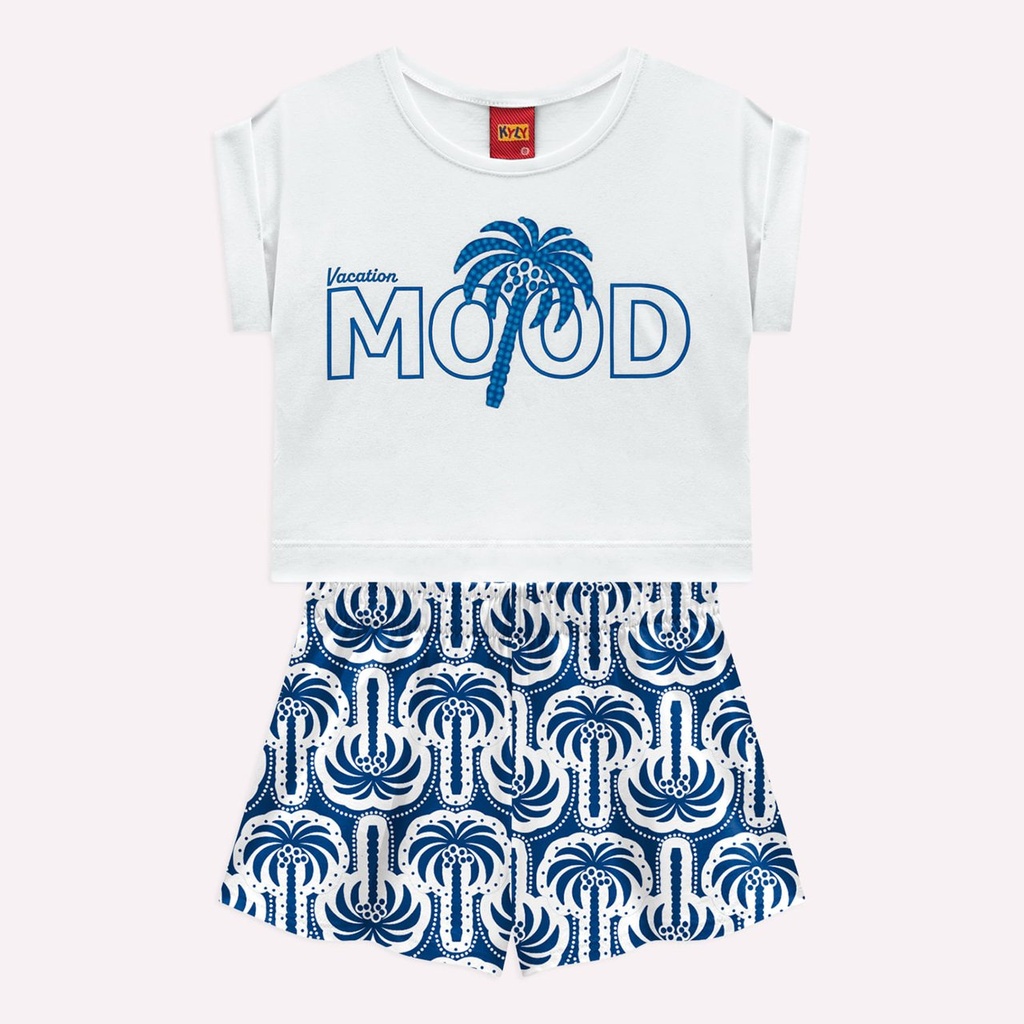 Conjunto Juvenil Feminino Kyly 1001846 Branco 1