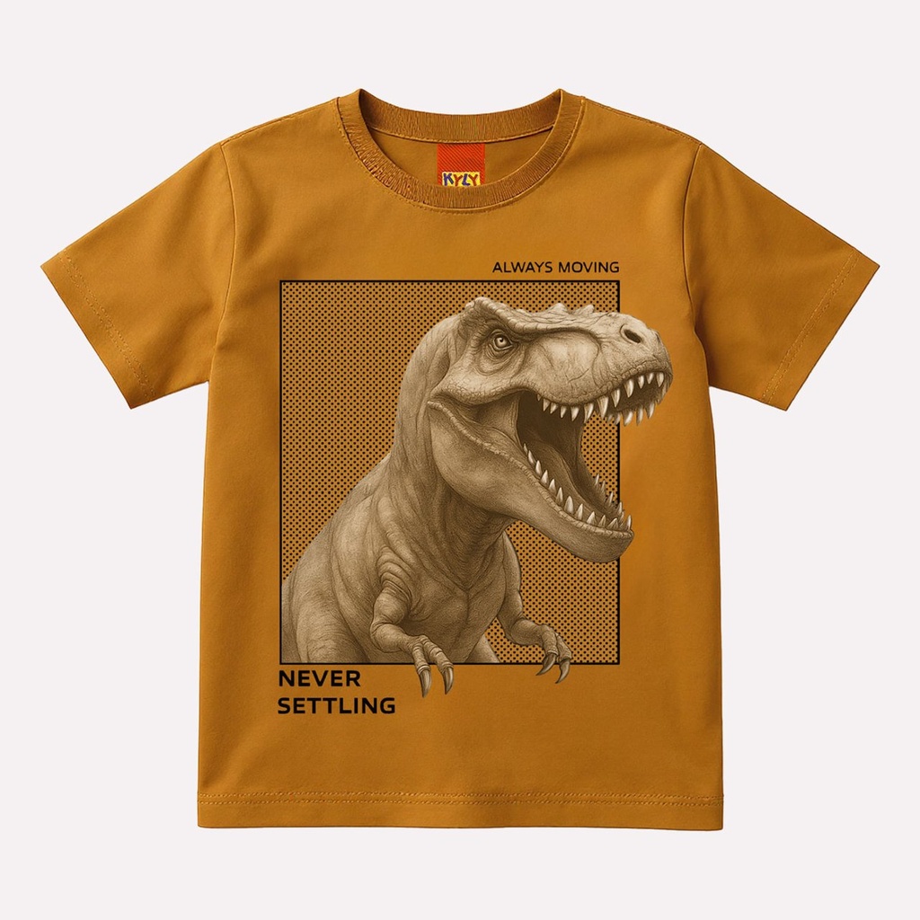 Camiseta Juvenil Masculino Kyly 1001902 Marrom 1