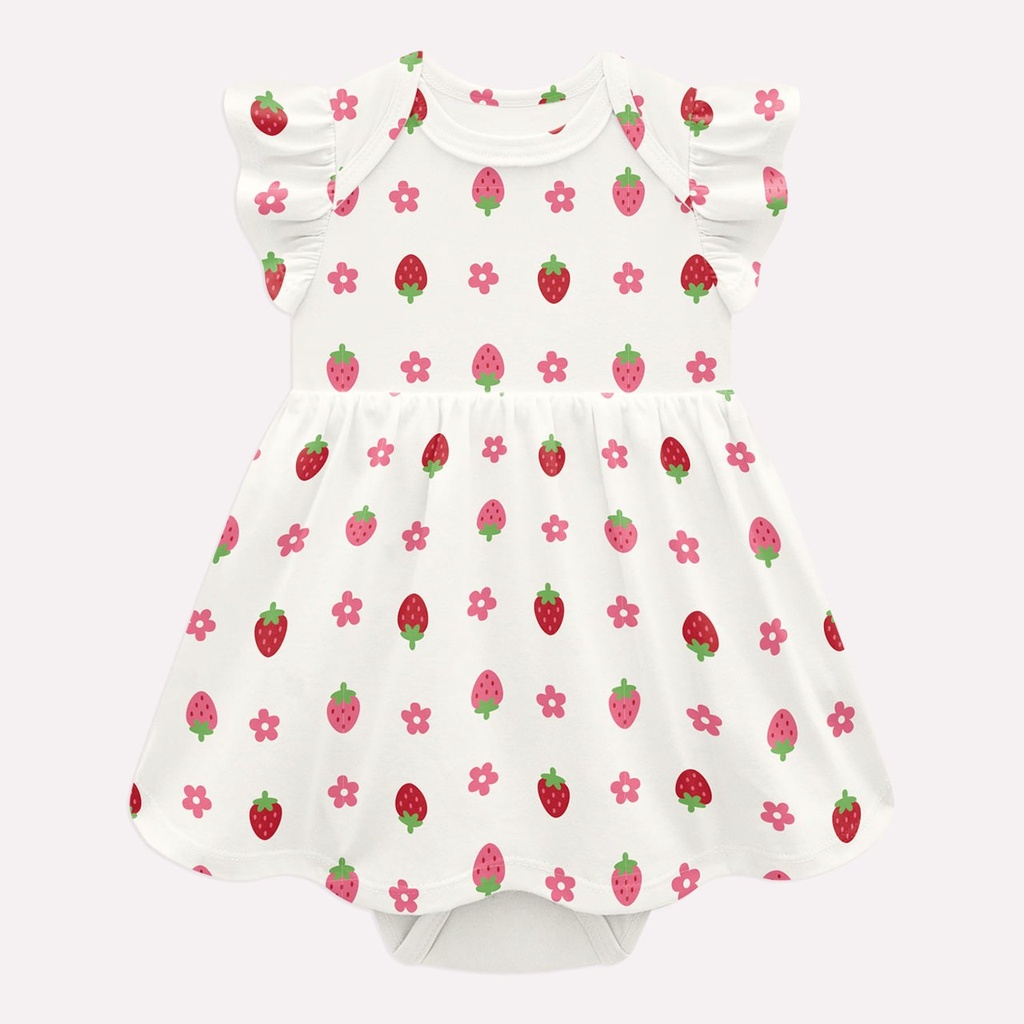 Vestido Bebê Feminino Kyly 1001930 Off White 1