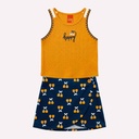 Conjunto Juvenil Feminino Kyly 1002002 Amarelo 1