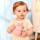 Buba Copo em Silicone com Canudo Ursinho Rosa 19690 Buba 2