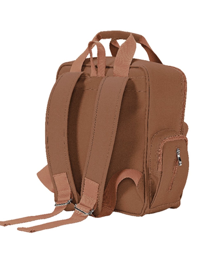 Mochila Maternidade City com Porta-Chupeta Batistela Caramelo 2
