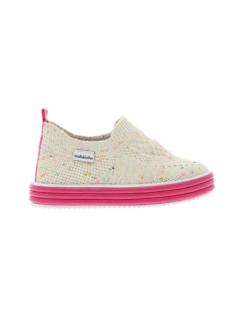 Tênis Slip On Molekinha de Malha para Menina 2