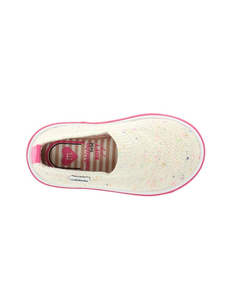 Tênis Slip On Molekinha de Malha para Menina 4