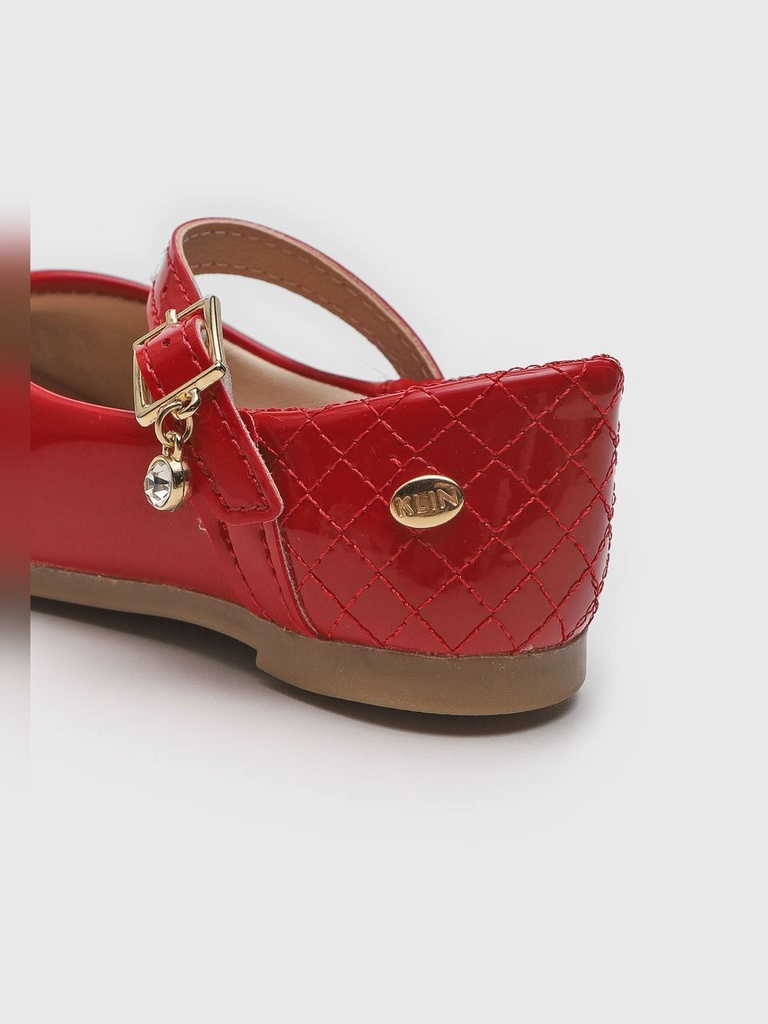 Sapatilha Fem Inf Princesa Mini 152164000 Klin Vermelho 4