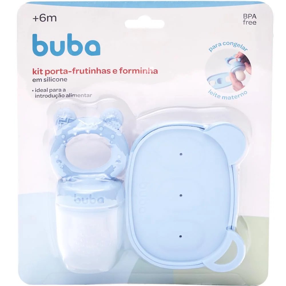 Kit Porta Frutinhas Forminha Silicone Buba 20897 2