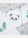 Kit 5 Fraldas Composê Panda Papi