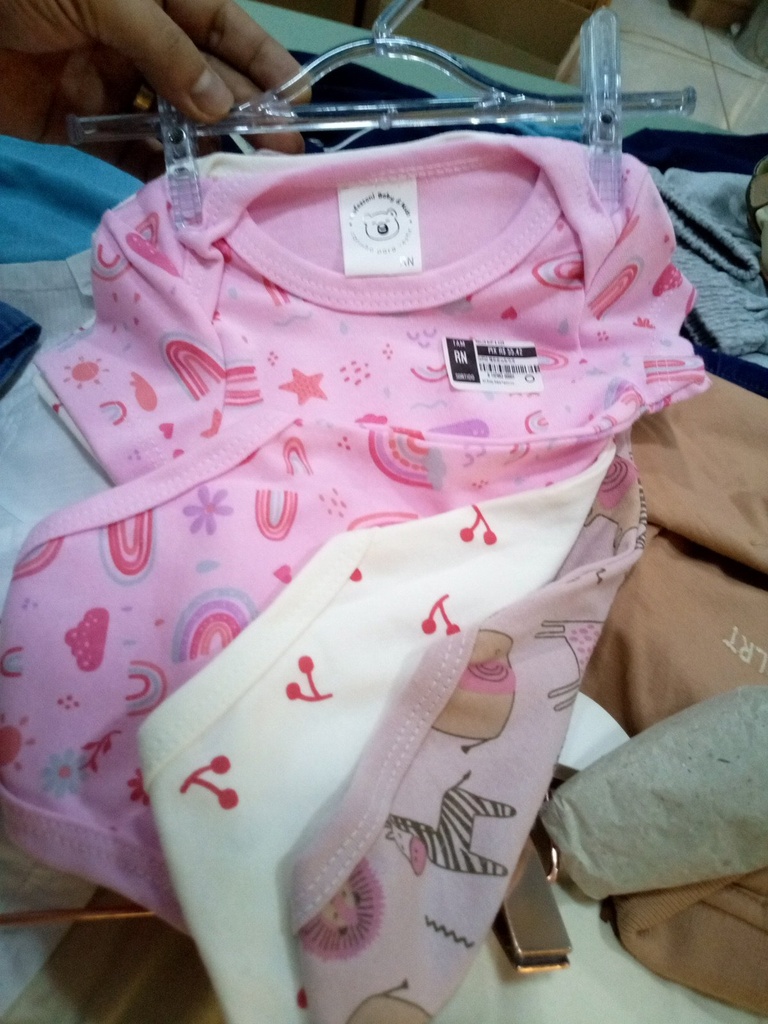 Kit Body Bebê Feminino Mafessoni 301701