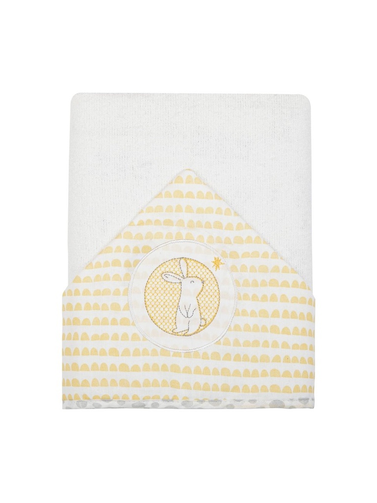 Toalha de Banho C/capuz 90cm X 70cm Família Coelho 3513161501 Papi