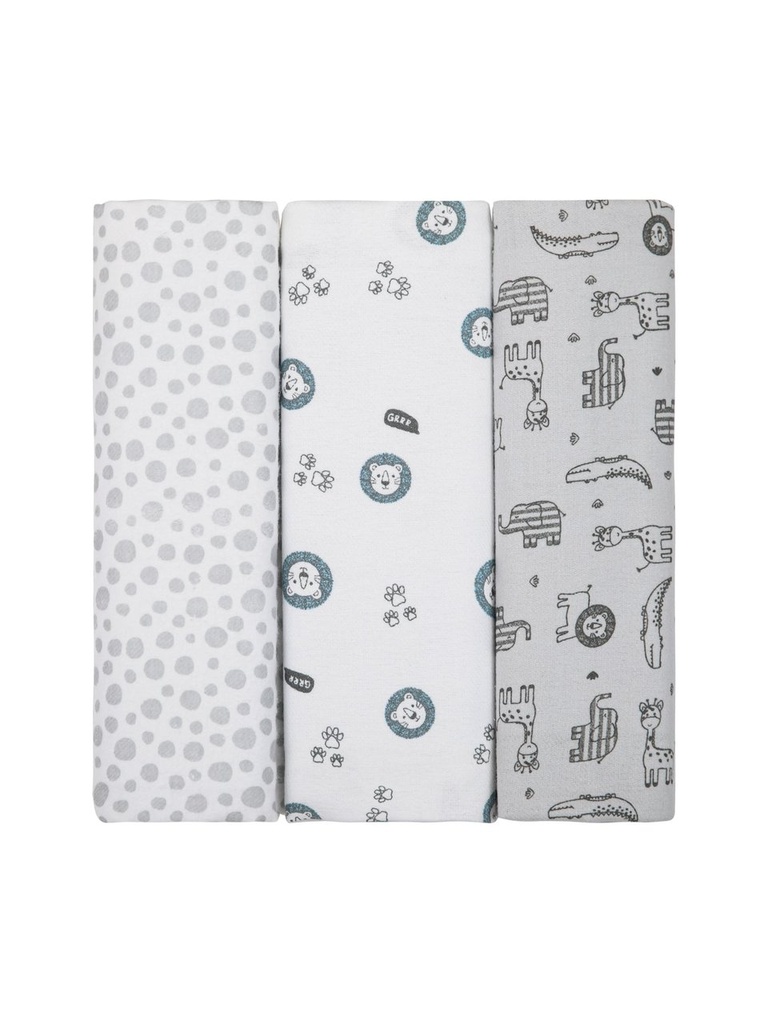 Kit c/3 Cueiro Fem Flanelado Compose Tulipa 4204 Papi
