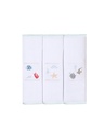 Kit c/3 Fraldas Masc 70cm x70cm Fundo do Mar 1525400401 Papi