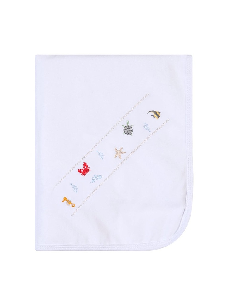 Manta Suedine Bordados Papi Forrada Malha 100x80cm 1un 4939400401 Papi