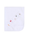 Manta Suedine Bordados Papi Forrada Malha 100x80cm 1un 4939400401 Papi
